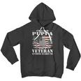 Im A Dad Puppa And A Veteran Nothing Scares Me Men Hoodie