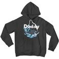 Daddy Shark Cartoon Gift Dad Birthday Gifts Men Hoodie