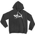 Daddy Shark Cute Art Dad Birthday Gifts Men Hoodie