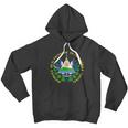 El Salvador Flag El Salvador Emblem Design Salvadoran Men Hoodie