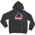 Hrvatska Croatia Flag Croatian Retro Fade Men Hoodie