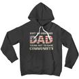 Just An Ordinary Dad Trying Not To Raise Communist Skull Dad Graphic Design Printed Casual Daily Basic Men Hoodie