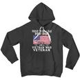 Mens Proud Dad Pop-Pop Vietnam War Veteran - Retro Us Flag Grandpa Men Hoodie