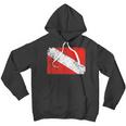 Retro Diver Down Flag Vintage Style Scuba Men Hoodie