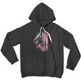 Rodeo Bull Rider Patriotic American Flag Cowboys Men Hoodie