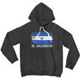 Salvadoran Flag Vintage Made In El Salvador Men Hoodie