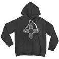 Strange Cargo New Mexico State Flag Distressed Black Men Hoodie