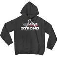 Texas Strong State Flag Logo Men Hoodie