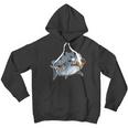 Tough Smoking Daddy Shark Men Hoodie