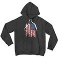 Usa 4Th Of July Patriots American Distressed Flag Men Hoodie