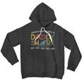 Vintage Daddy Shark Doo Doo Daddy Gifts Men Hoodie