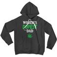 Worlds Dopest Dad Weed Marijuana Cannabis Funny Leaf T-Shirt Men Hoodie