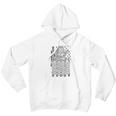 Bold Imprints Retro 2Nd Amendment American Flag Skull Crossbones Pistols Men Hoodie