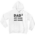 Custom Names Dad Of 2 Personalized Dad Men Hoodie