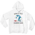 Grandpa Gift Worlds Best Grandpa Shark Men Hoodie