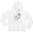 Snoopy And Woodstock Holding American Flag 4Th Of July Men Hoodie