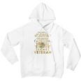 Usmc Veteran I Am The Storm Gold Effect Men Hoodie