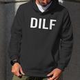 Comical Dilf Funny Dad Gift Husband Men Hoodie