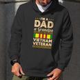 Dad Grandpa Vietnam Veteran Vintage Graphic Design Printed Casual Daily Basic Men Hoodie