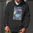 Daddy Shark Doo Doo American Flag Retro Men Hoodie