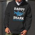 Daddy Shark Doo Doo Long Sleeve Family Shark Men Hoodie