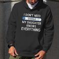 I Dont Need Google My Daughter Knows Everything Funny Dad Graphic Design Printed Casual Daily Basic Men Hoodie