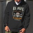 El Jefe Grilling Stand Back Funny Mexican Dad Playera Men Hoodie