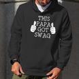 Funny Fathers Day 2018 This Papa Got Swag Men Hoodie