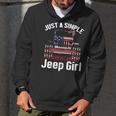 Just A Simple Jeep Girl American Flag 4Th Of JulyMen Hoodie