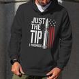 Just The Tip I Promise Bullet American Flag Gun Lover Gifts Graphic Design Printed Casual Daily Basic Men Hoodie