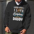 I Love Baseball And Dolphin Being A Daddy Men Hoodie