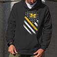 Michigan Wolverines Flag Men Hoodie