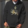 Persian Flag Iranian Lion Sun And Crown Men Hoodie