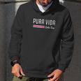 Pura Vida Costa Rica With Costa Rica Flag Men Hoodie