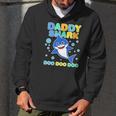 Scary Daddy Shark Doo Doo Doo Dad Birthday Gifts Men Hoodie