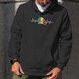 Senegalese Flag Heartbeat Men Hoodie