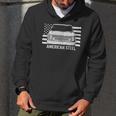 Square Body Chevy Gmc Truck And American Flag Men Hoodie