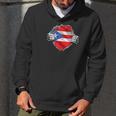 Super Puerto Rican Heritage Puerto Rico Roots Flag Gift Men Hoodie