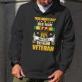 Never Underestimate An Old Who Is Also A Vietnam Veteran Gift Graphic Design Printed Casual Daily Basic Men Hoodie