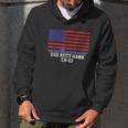 Uss Kitty Hawk Cv63 Aircraft Carrier Vintage Usa Flag Men Hoodie