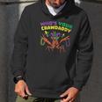 Whos Your Crawdaddy Crawfish Jester Beads Funny Mardi Gras Men Hoodie