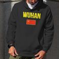 Wuhan Chinese Flag China Men Hoodie