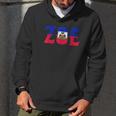 Zoe Haiti Flag Men Hoodie