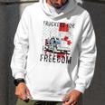 American Flag Canada Flag Freedom Awesome 2022 Gift Men Hoodie