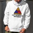 Army 1St Armored Division Full Color Veteran Men Hoodie