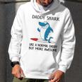 Daddy Gift Daddy Shark Like A Normal Dad But More Awesome Men Hoodie