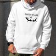 Mens Daddy Shark Funny Fathers And Grandpa Men Hoodie