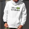 Jamaica Wah Gwaan Flag Jamaican Pride Fan Gift Men Hoodie