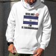 Kiss Me Im El Salvadorian Cute El Salvador Flag Men Hoodie