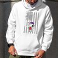 Snoopy Playing Baseball Snoopy Usa Flag T-Shirt Men Hoodie